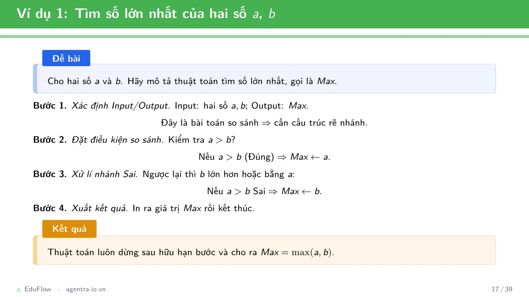 Thuật toán và cấu trúc điều khiển — slide 17