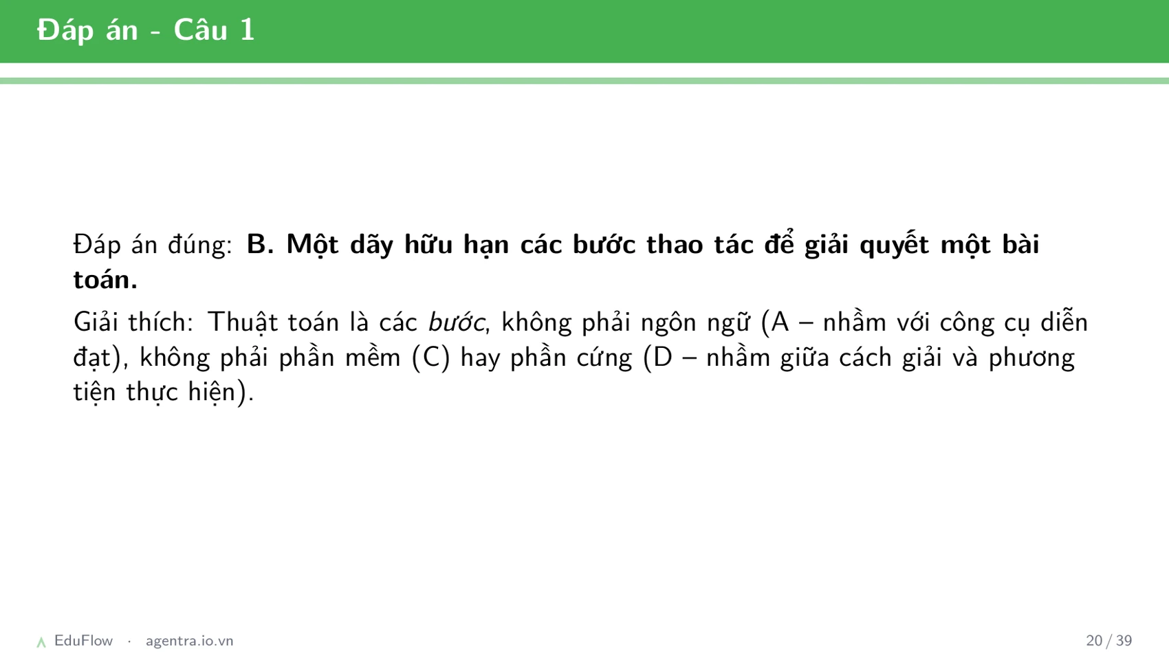 Thuật toán và cấu trúc điều khiển — slide 20
