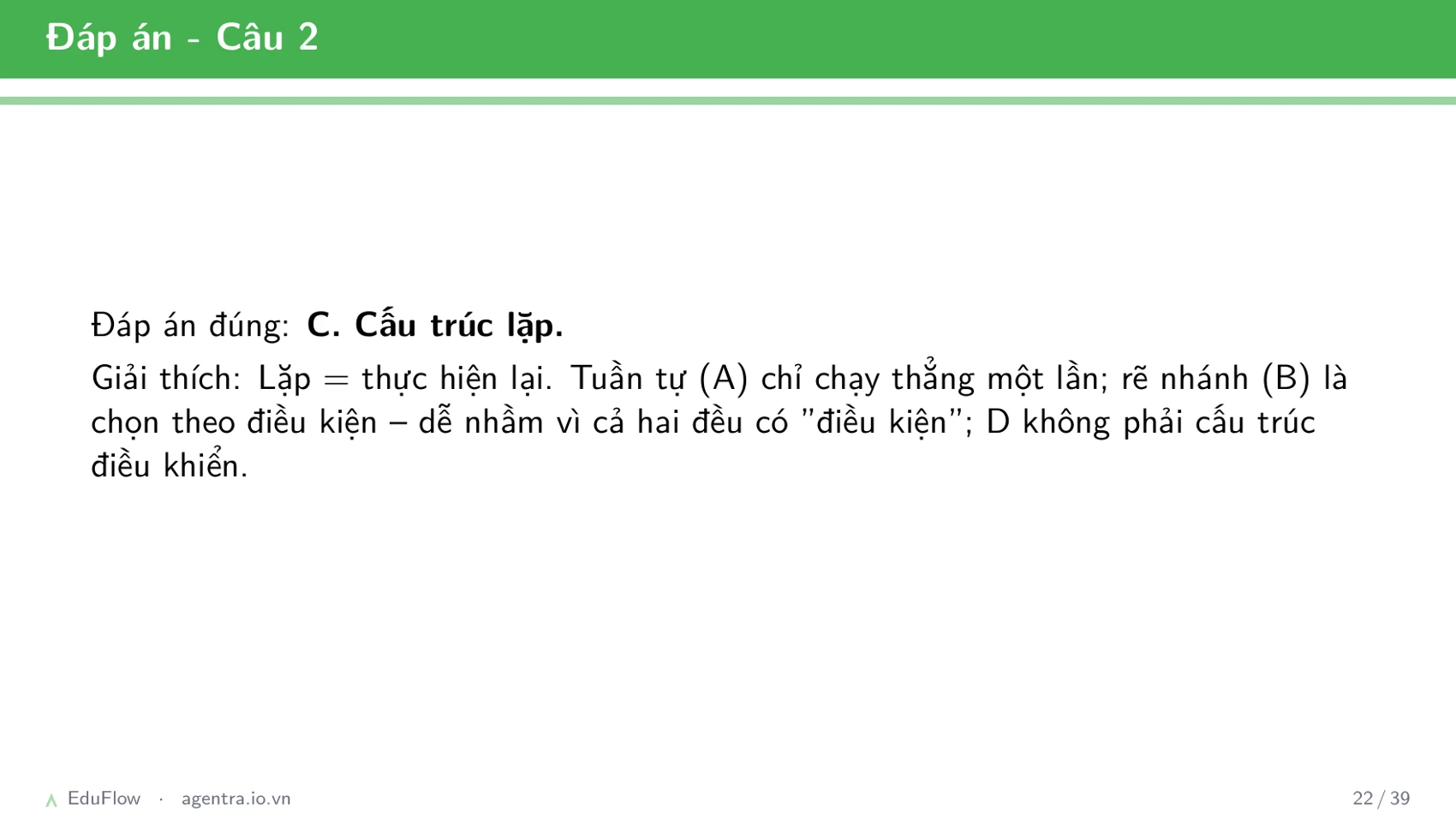 Thuật toán và cấu trúc điều khiển — slide 22