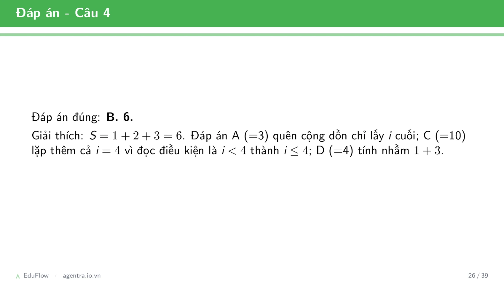 Thuật toán và cấu trúc điều khiển — slide 26