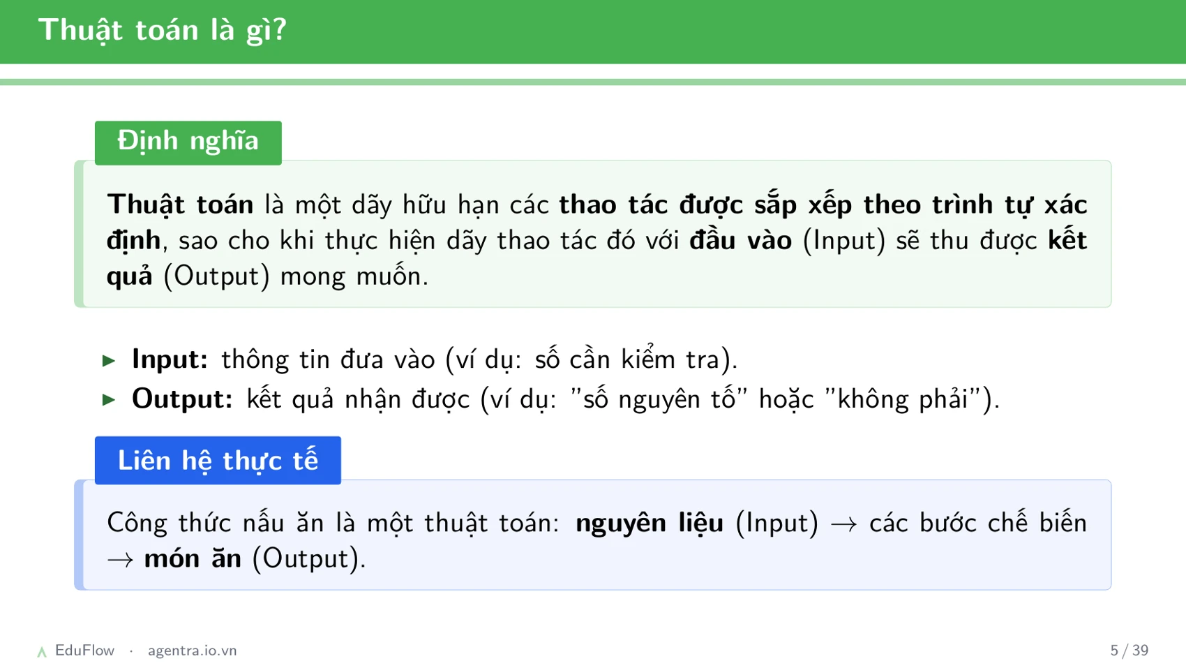 Thuật toán và cấu trúc điều khiển — slide 5