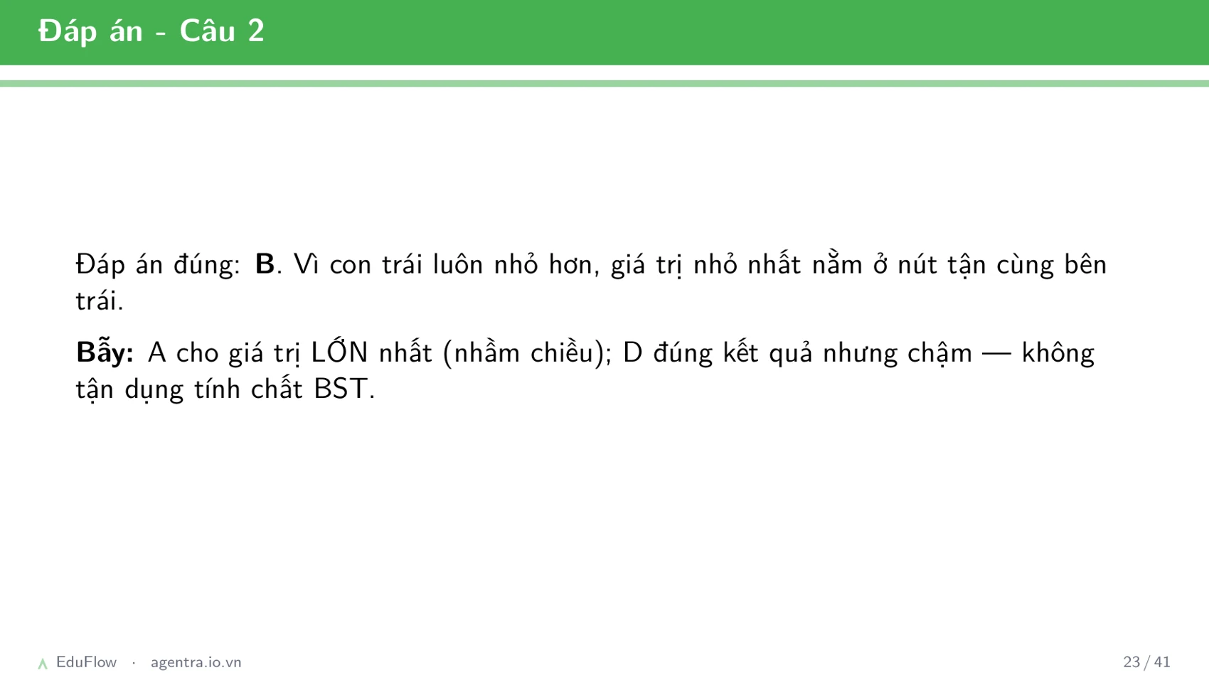 Cây nhị phân tìm kiếm — slide 23
