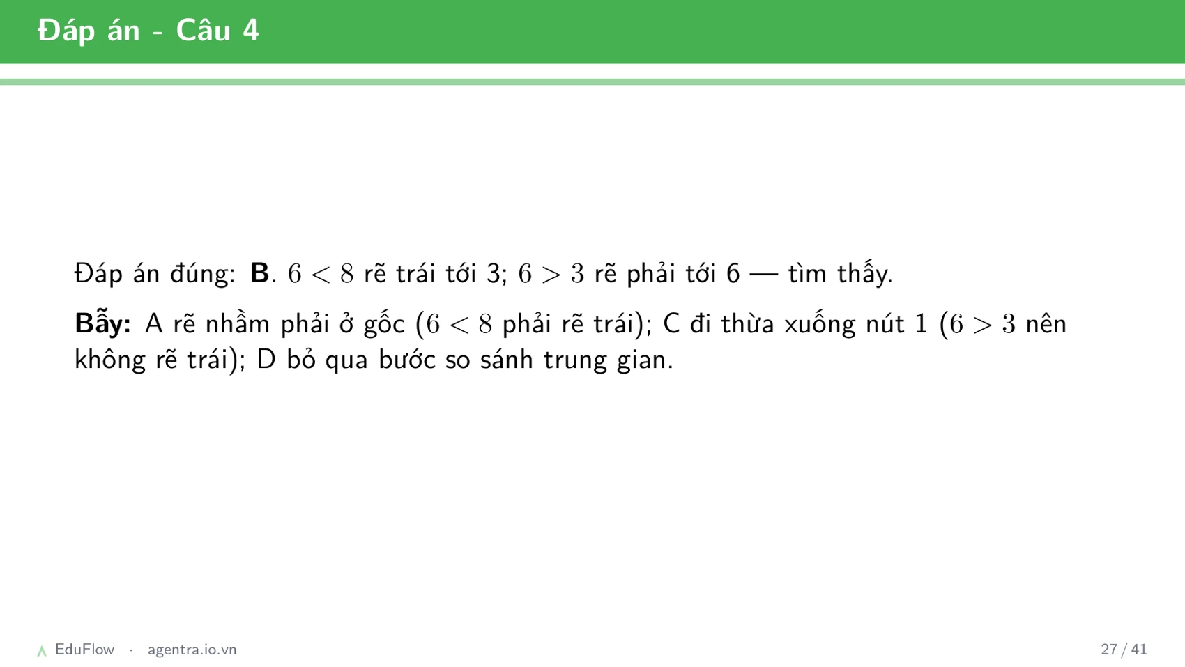 Cây nhị phân tìm kiếm — slide 27