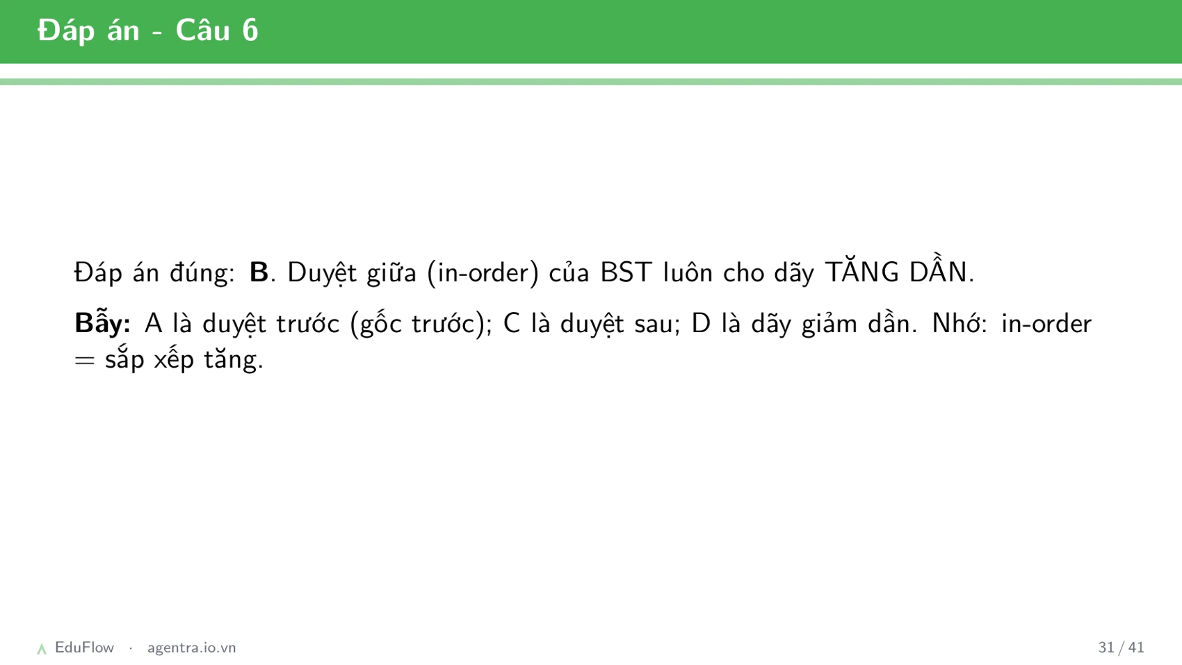 Cây nhị phân tìm kiếm — slide 31