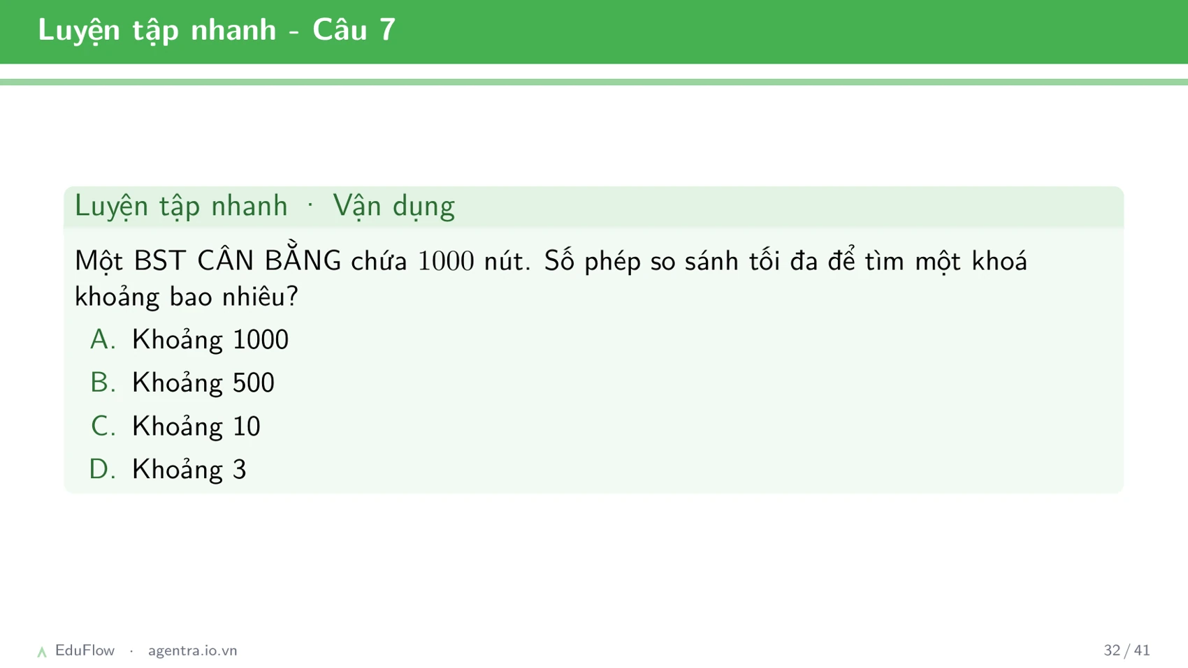 Cây nhị phân tìm kiếm — slide 32