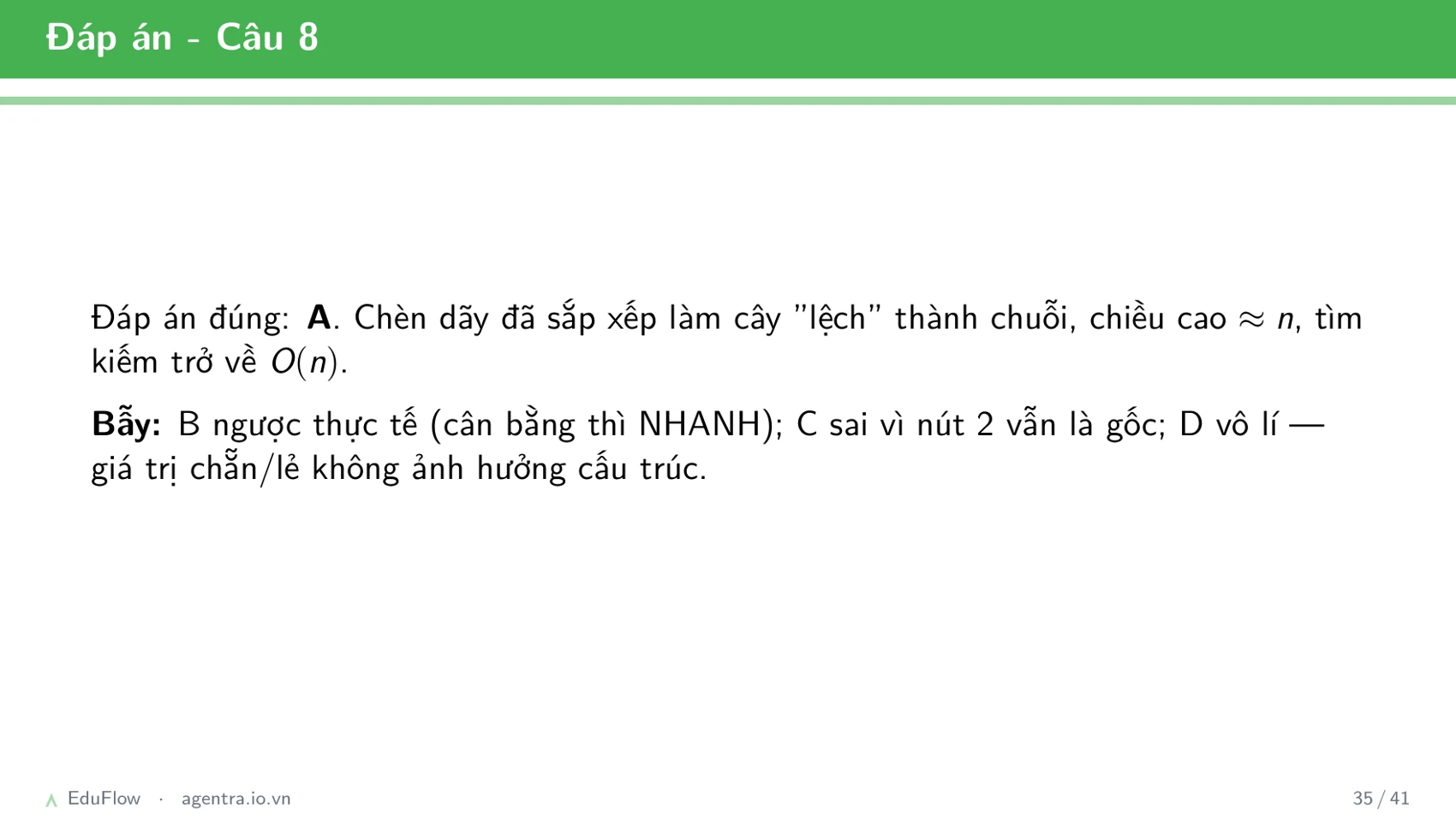 Cây nhị phân tìm kiếm — slide 35