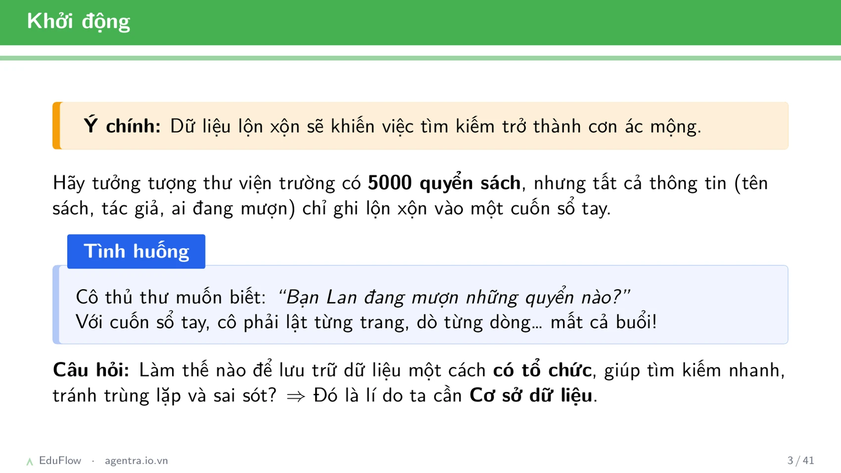 Cơ sở dữ liệu quan hệ — slide 3