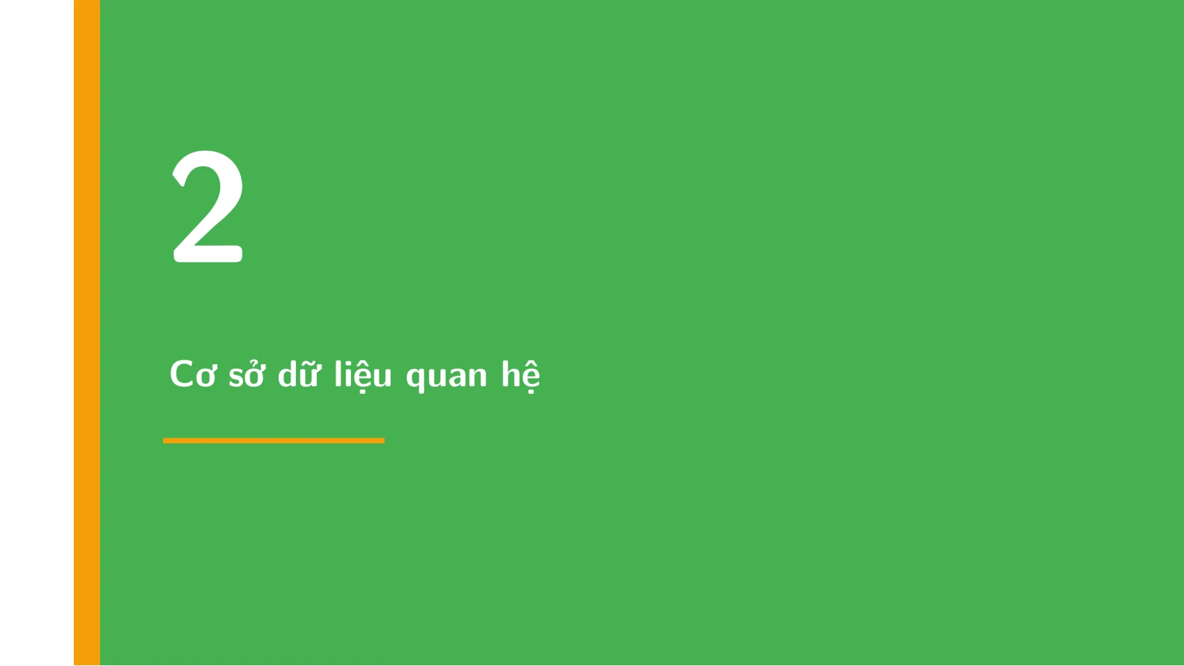 Cơ sở dữ liệu quan hệ — slide 7
