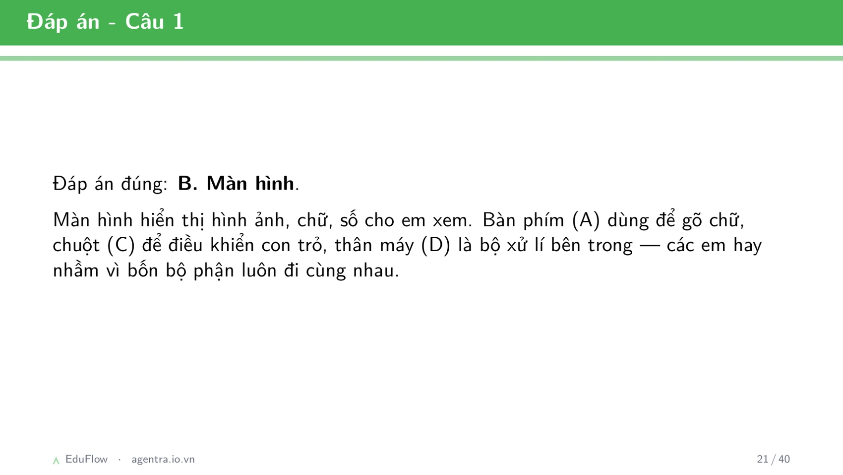 Máy tính và các bộ phận — slide 21