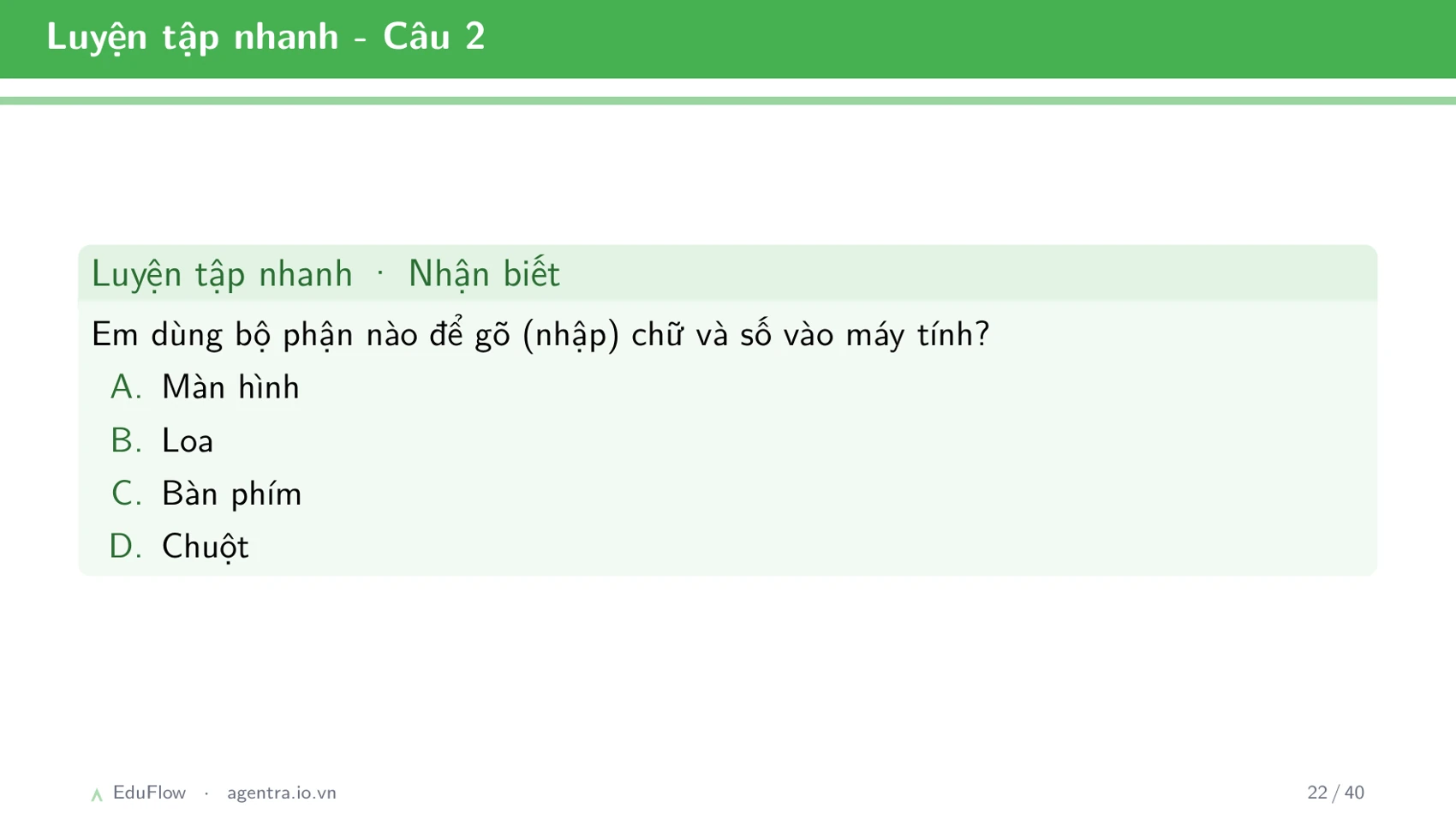 Máy tính và các bộ phận — slide 22