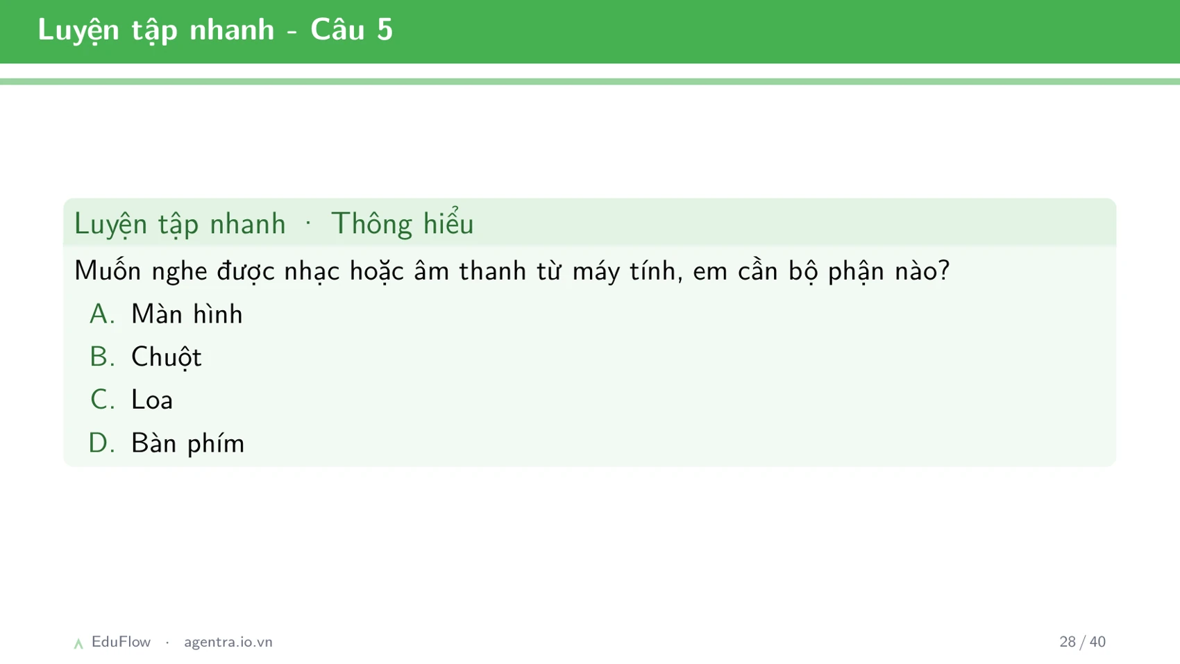 Máy tính và các bộ phận — slide 28