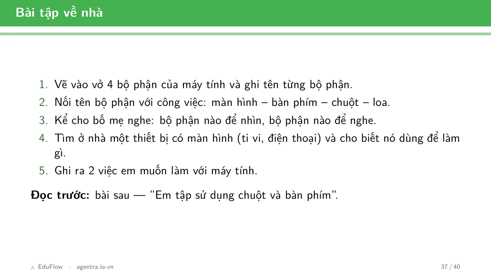 Máy tính và các bộ phận — slide 37