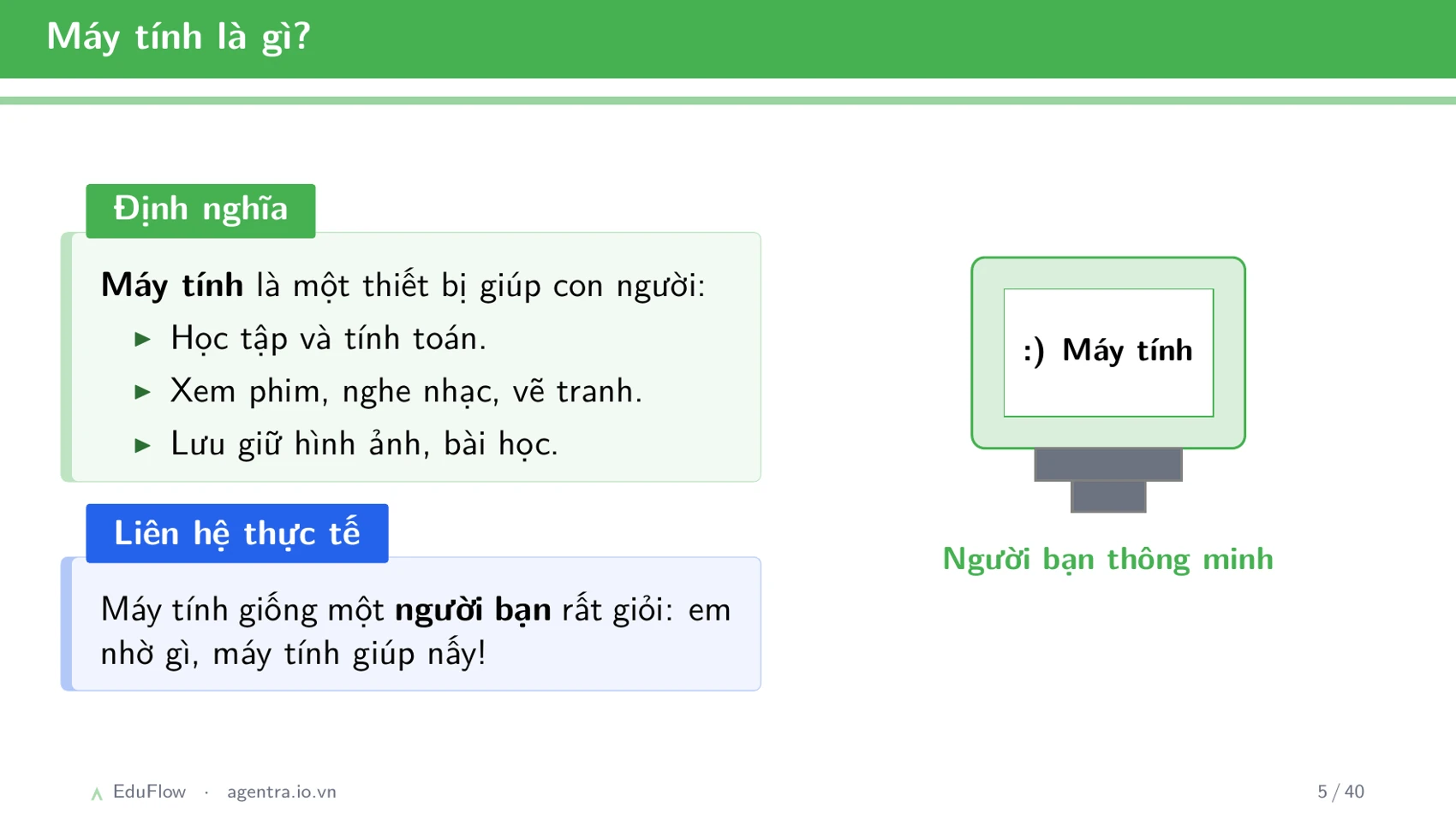 Máy tính và các bộ phận — slide 5