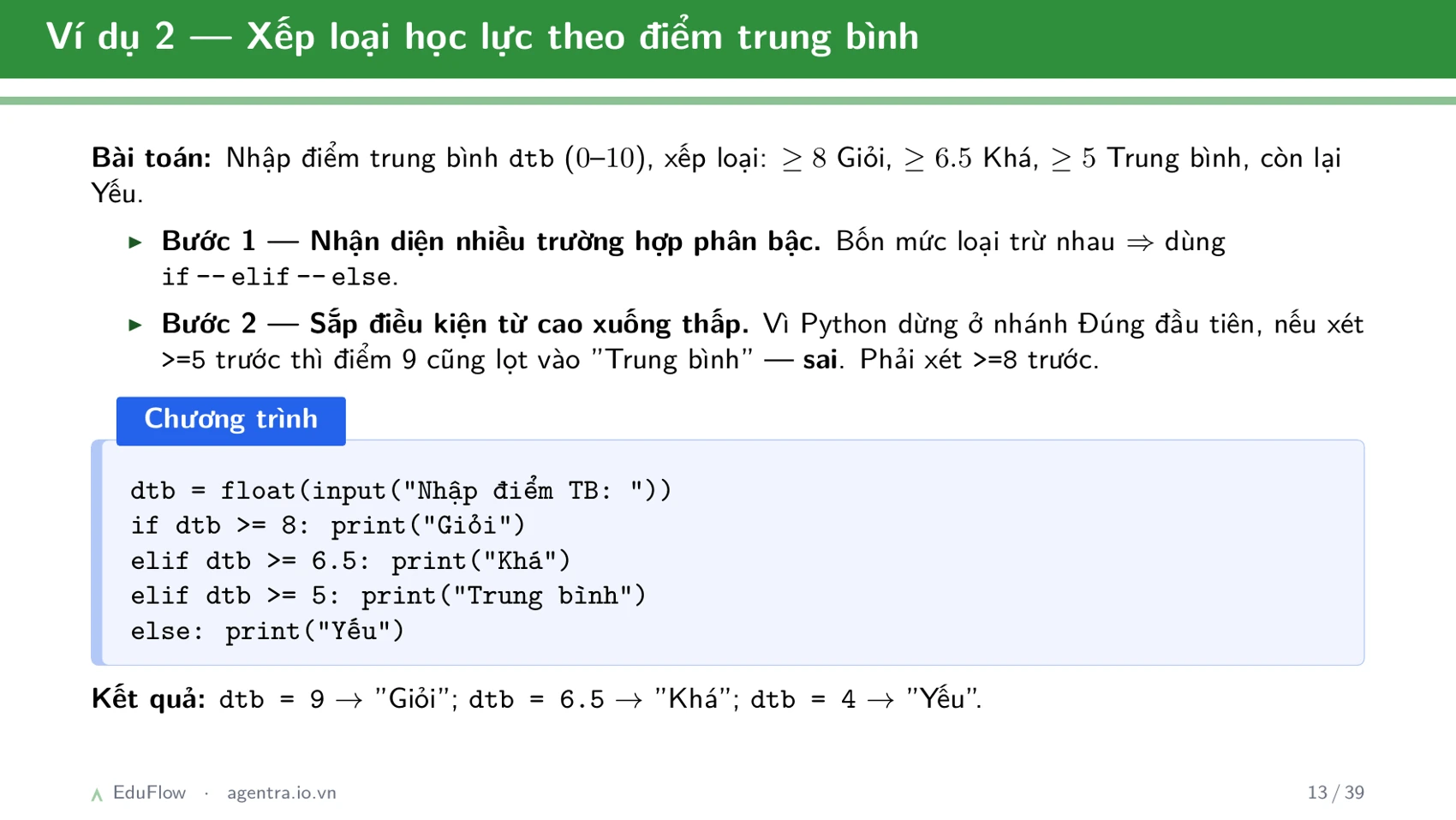 Thông tin, dữ liệu và xử lí thông tin — slide 13