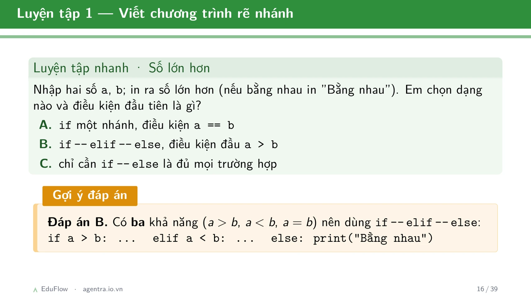Thông tin, dữ liệu và xử lí thông tin — slide 16