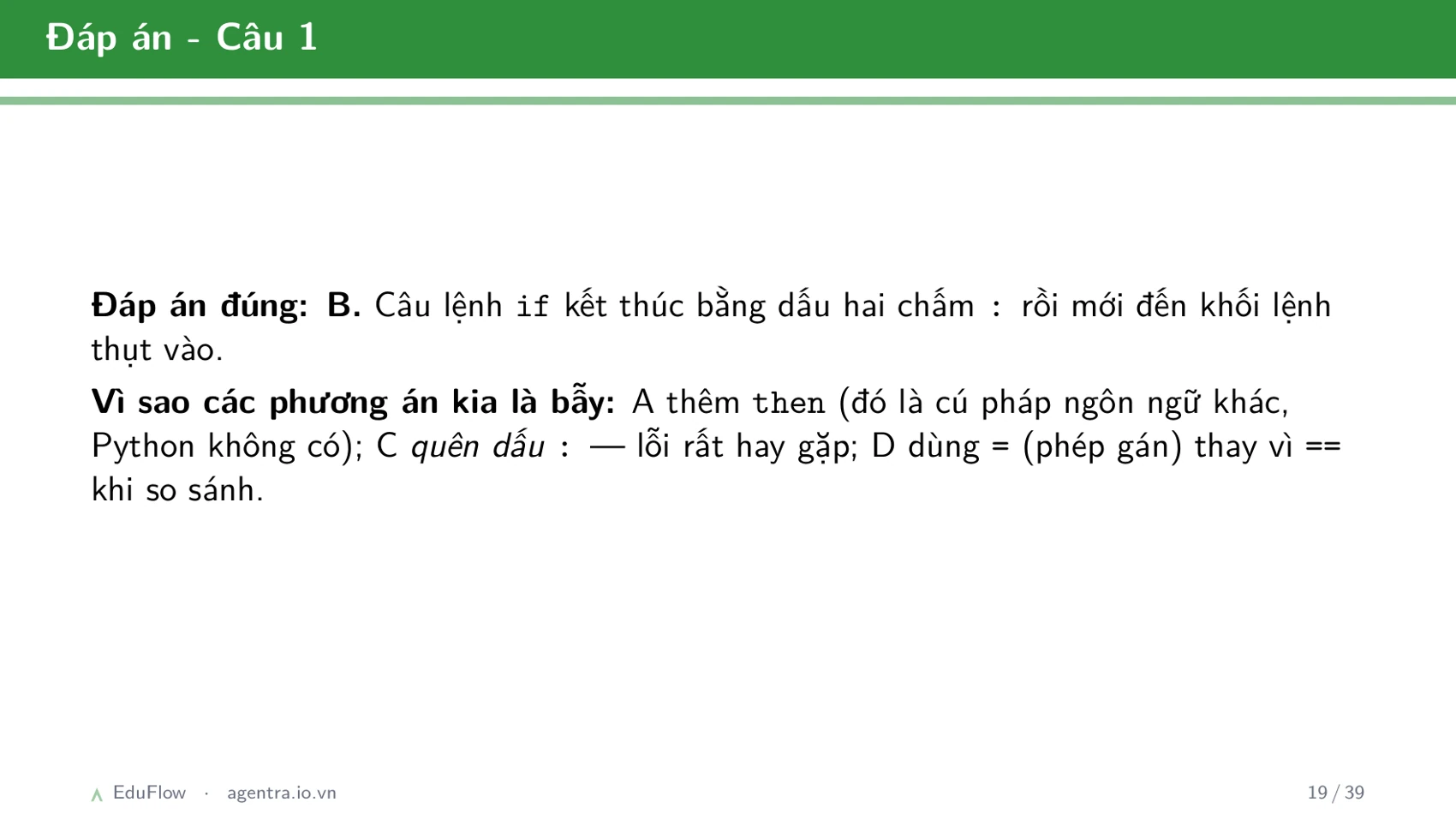 Thông tin, dữ liệu và xử lí thông tin — slide 19