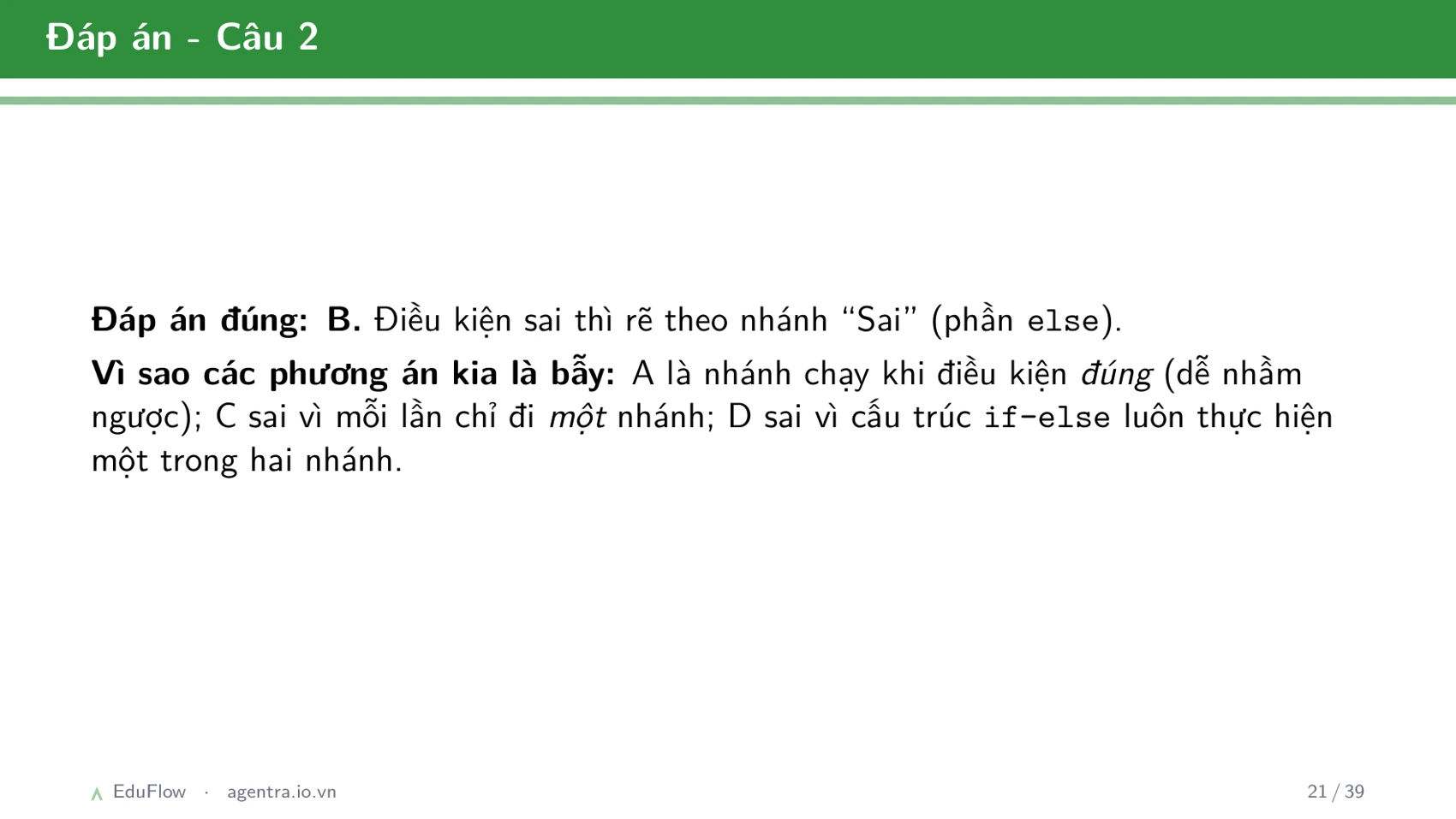Thông tin, dữ liệu và xử lí thông tin — slide 21