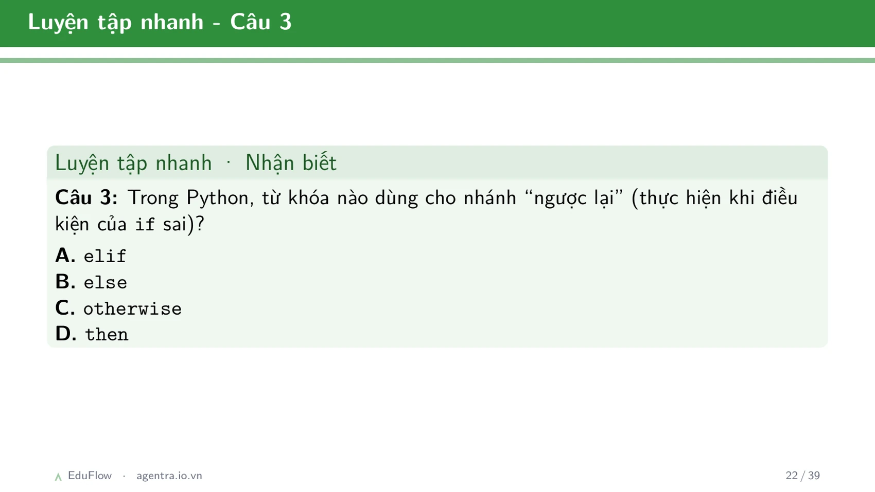 Thông tin, dữ liệu và xử lí thông tin — slide 22