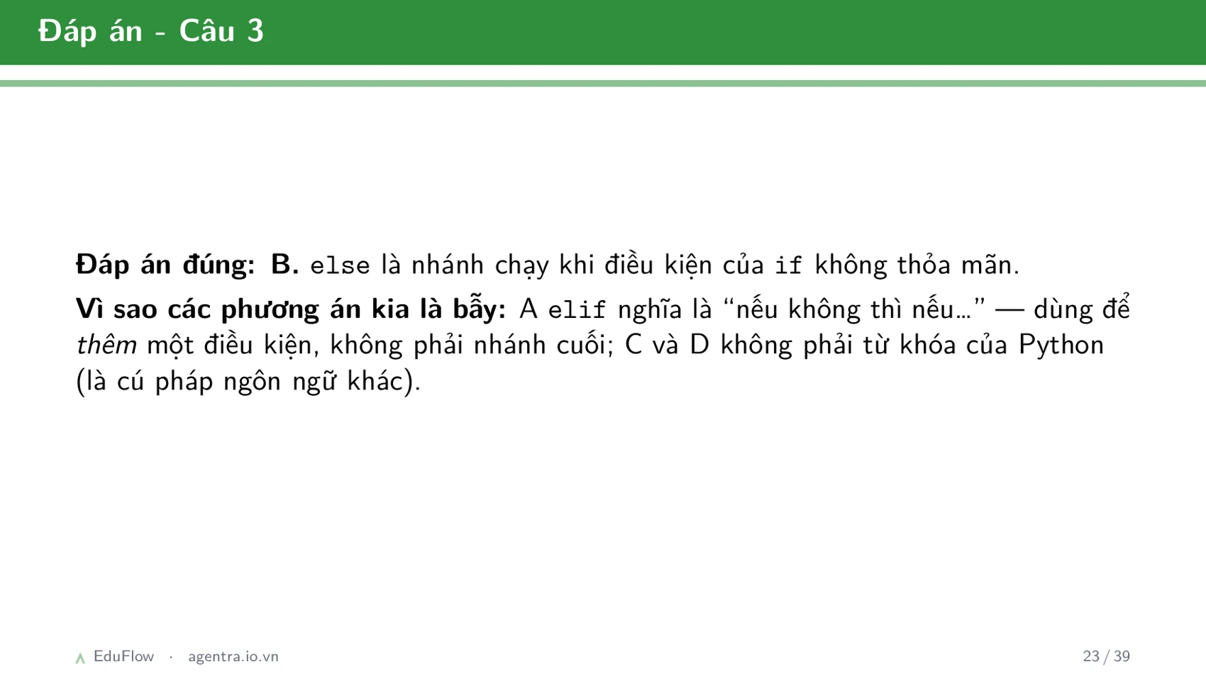 Thông tin, dữ liệu và xử lí thông tin — slide 23