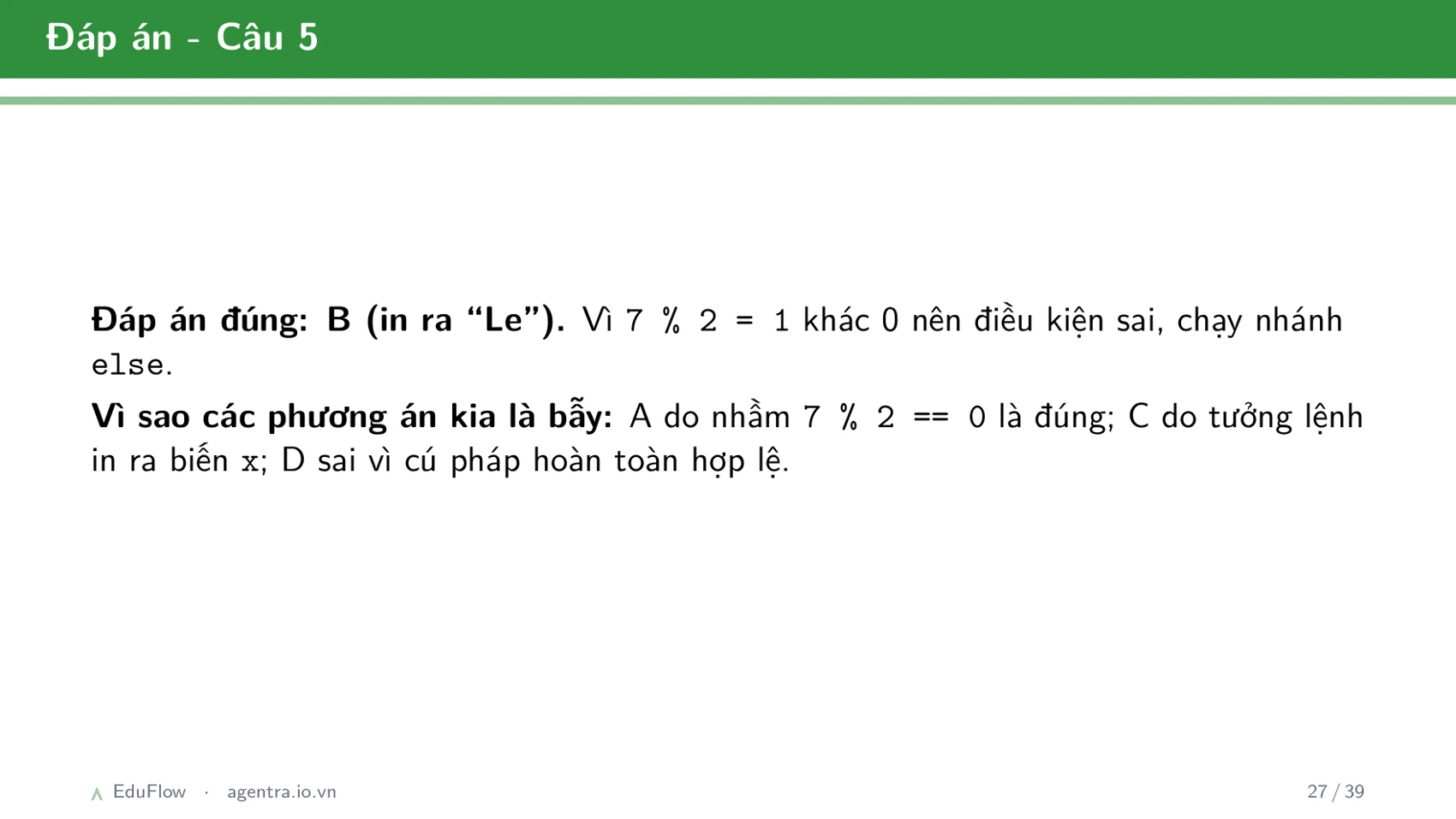 Thông tin, dữ liệu và xử lí thông tin — slide 27