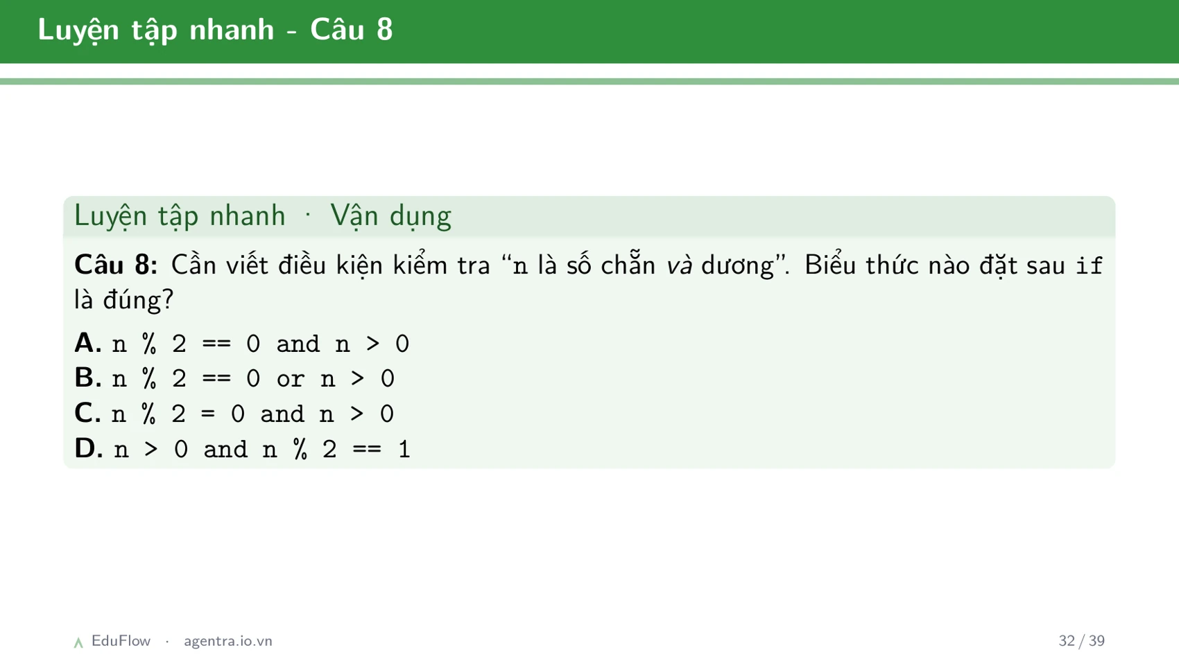 Thông tin, dữ liệu và xử lí thông tin — slide 32