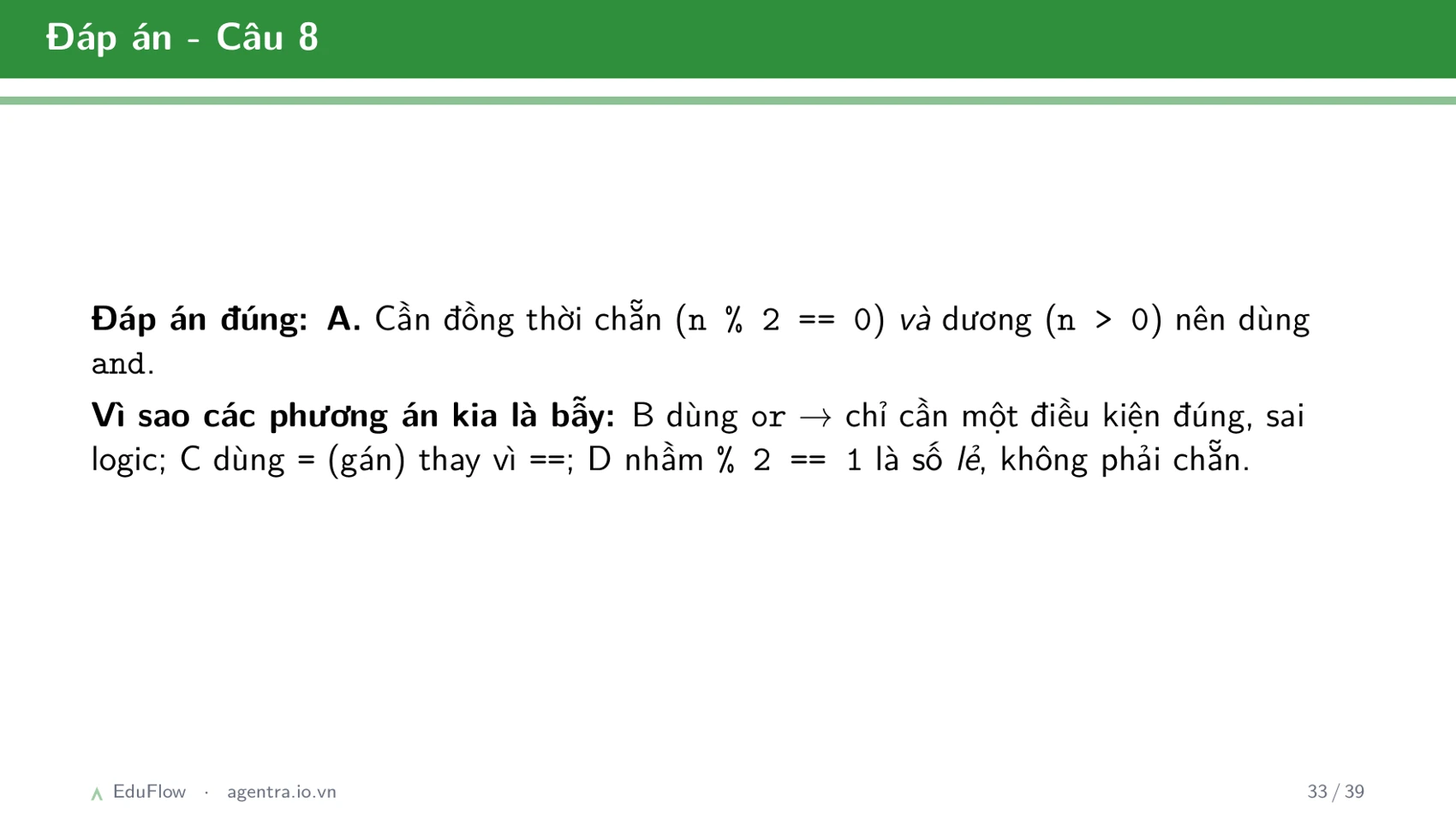 Thông tin, dữ liệu và xử lí thông tin — slide 33