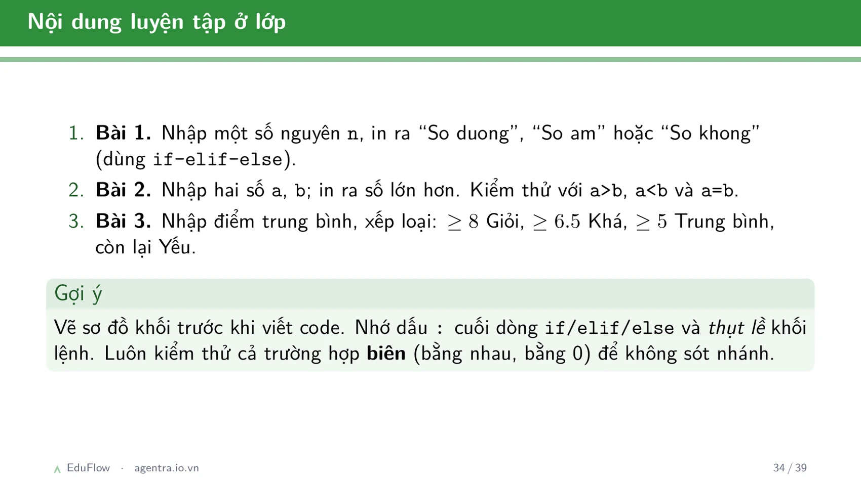 Thông tin, dữ liệu và xử lí thông tin — slide 34