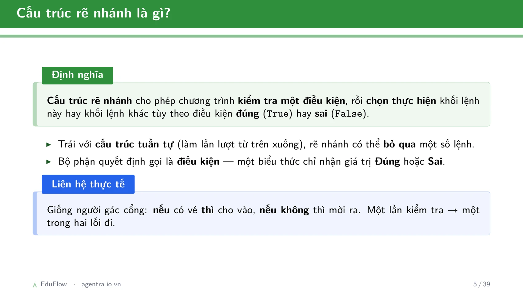Thông tin, dữ liệu và xử lí thông tin — slide 5