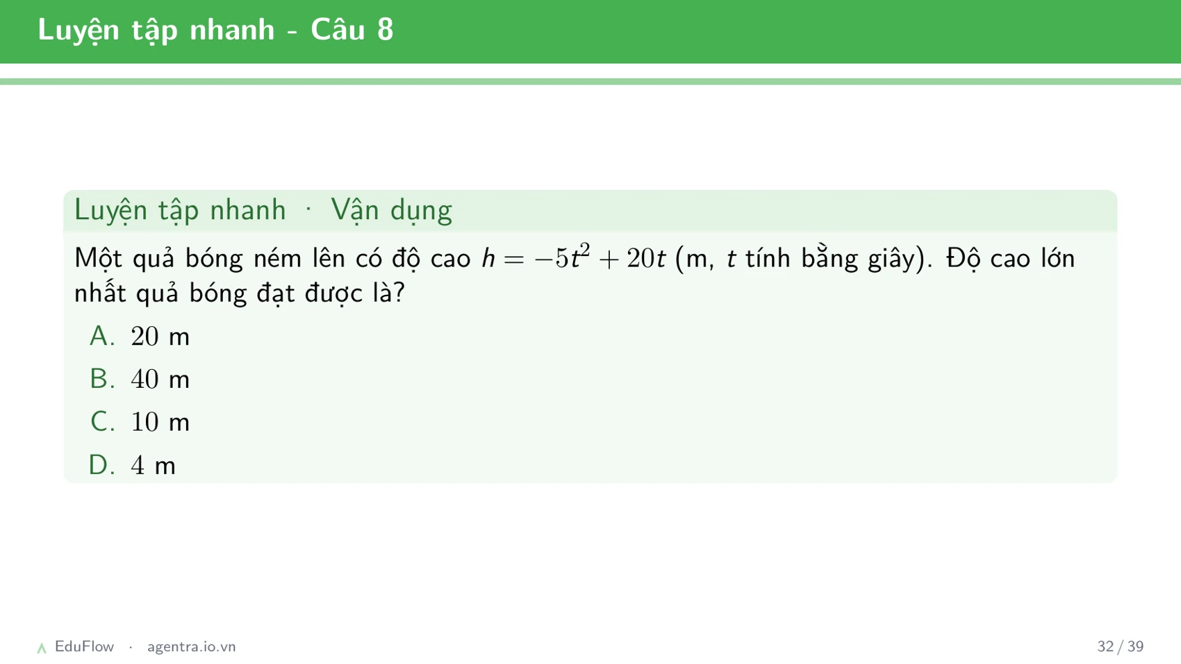 Đồ thị parabol — slide 32