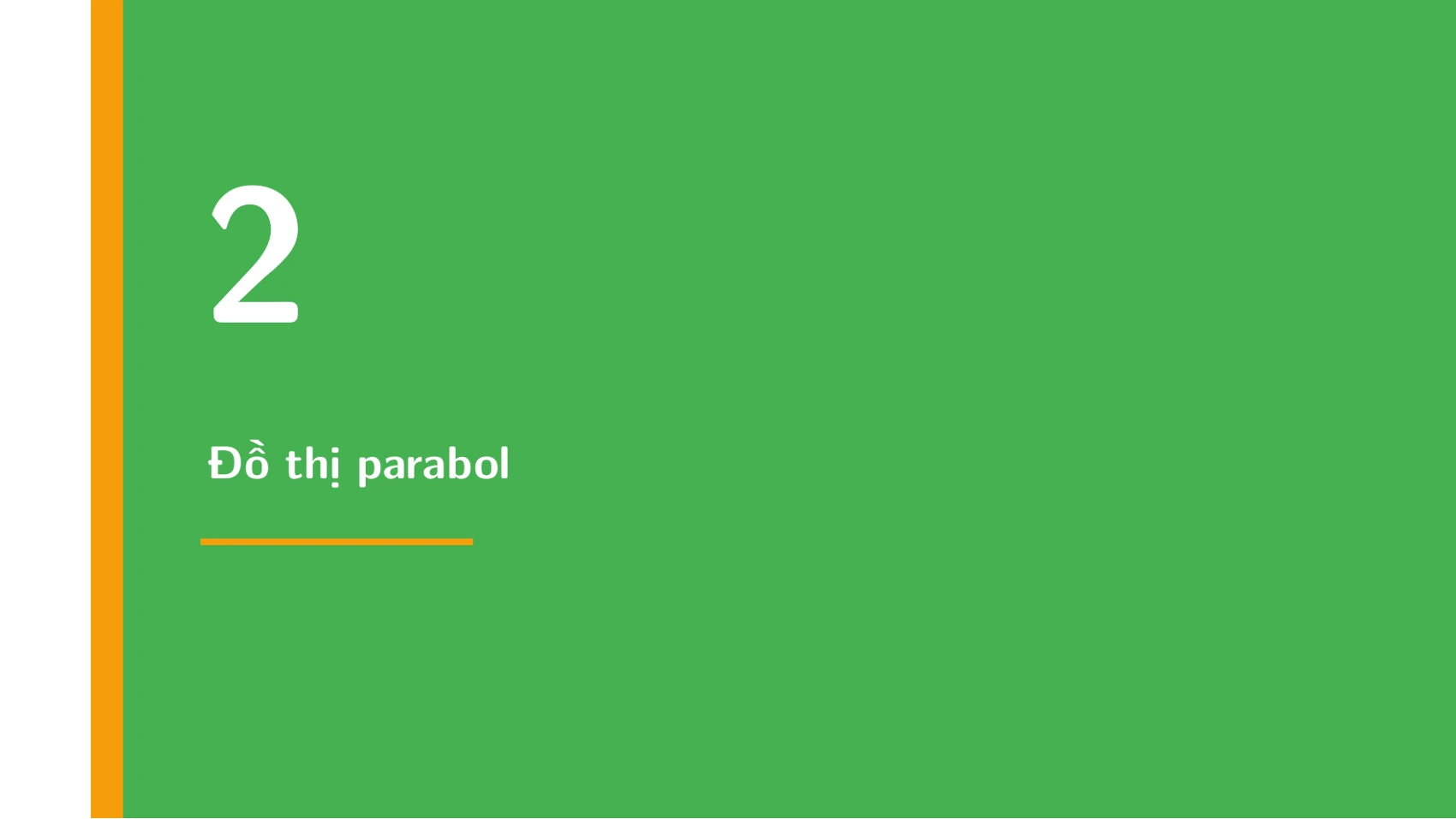 Đồ thị parabol — slide 7