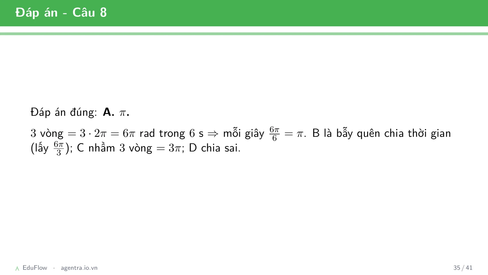 Cung và góc lượng giác — slide 35