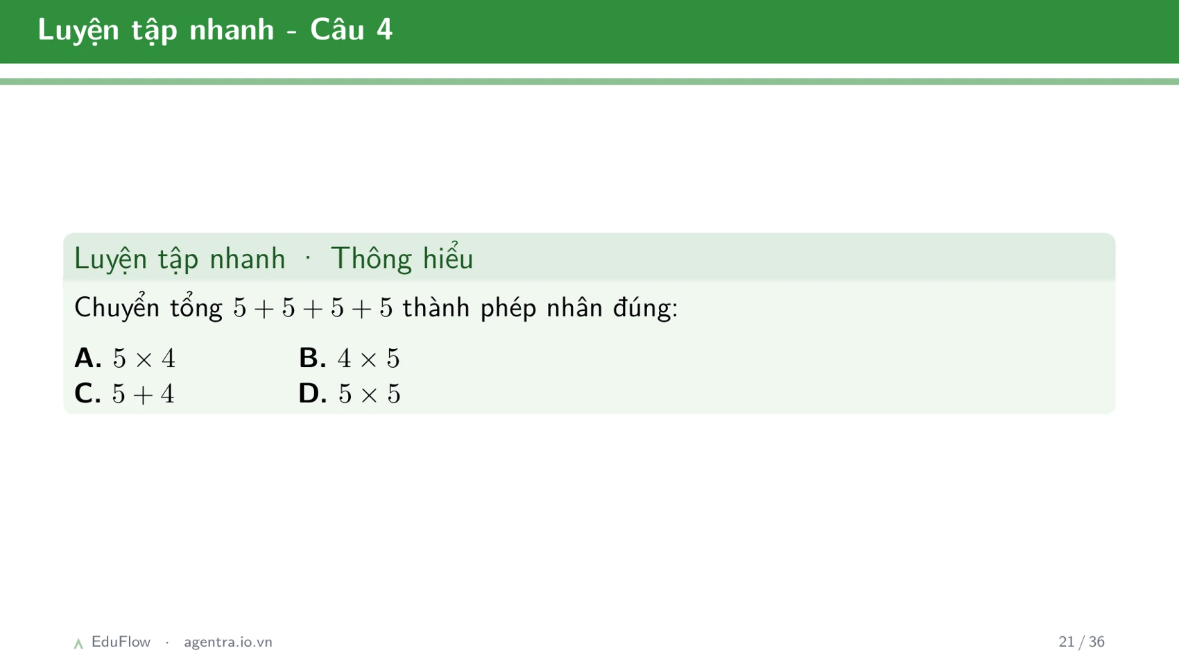 Cộng, trừ có nhớ trong phạm vi 1000 — slide 21