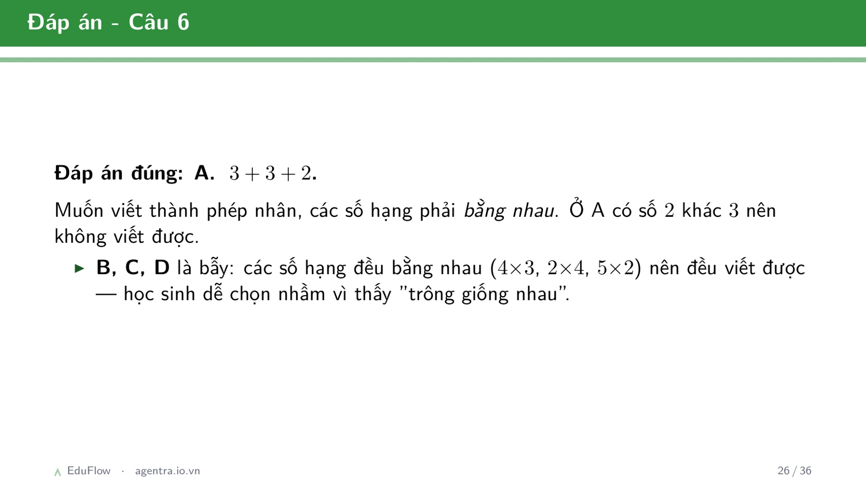 Cộng, trừ có nhớ trong phạm vi 1000 — slide 26