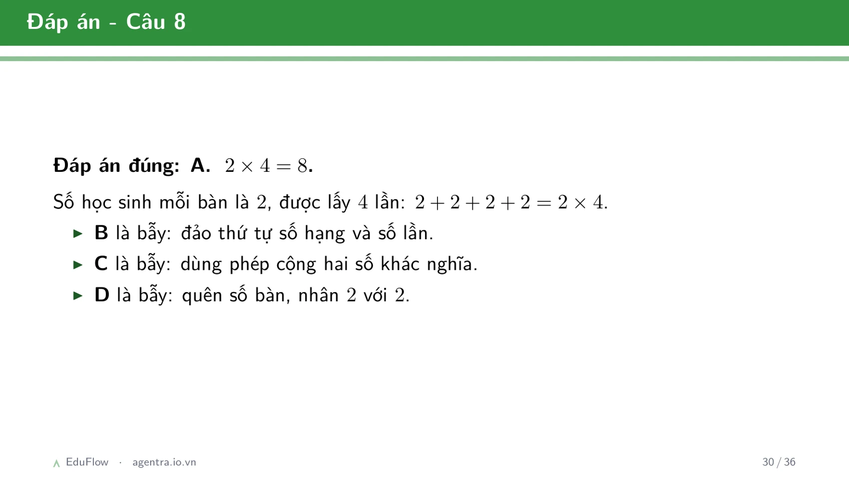 Cộng, trừ có nhớ trong phạm vi 1000 — slide 30