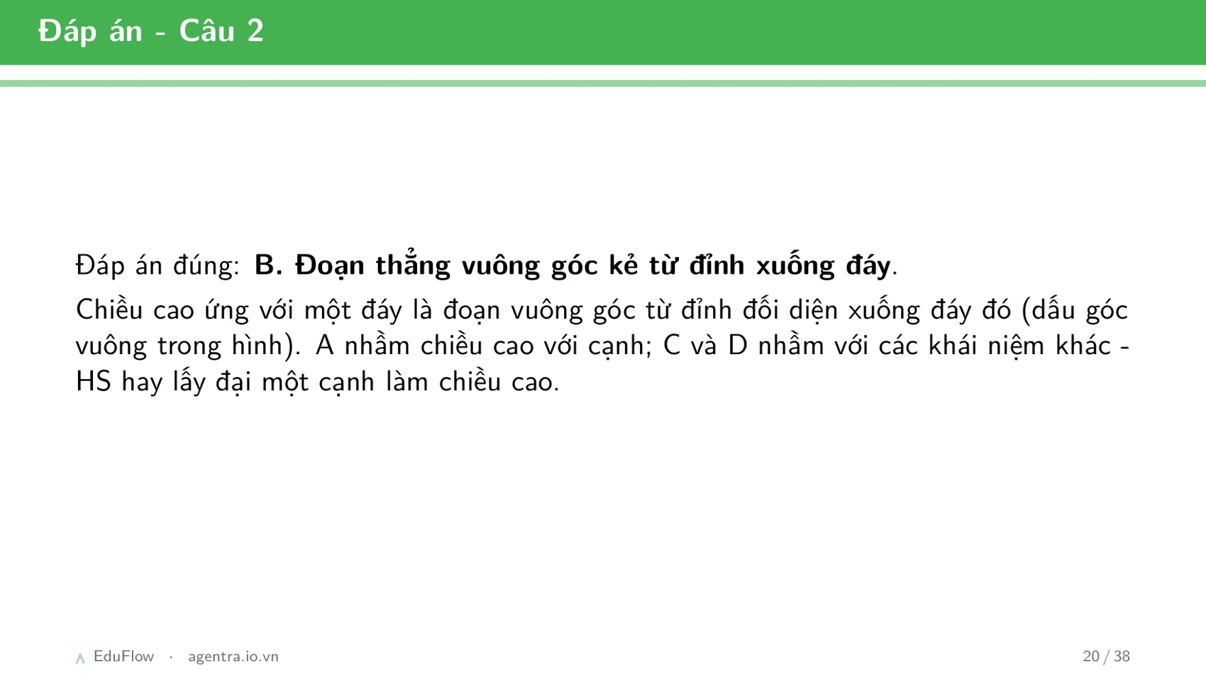 Diện tích hình tam giác — slide 20