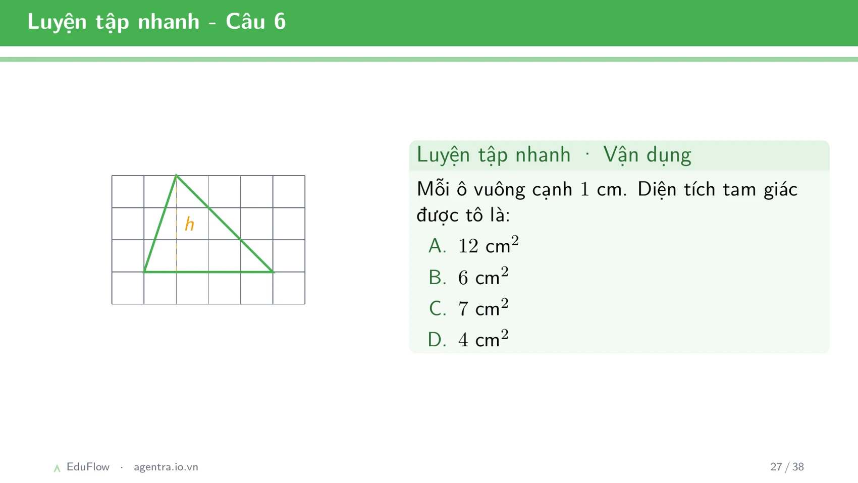Diện tích hình tam giác — slide 27