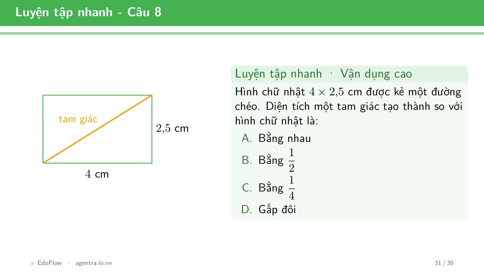 Diện tích hình tam giác — slide 31