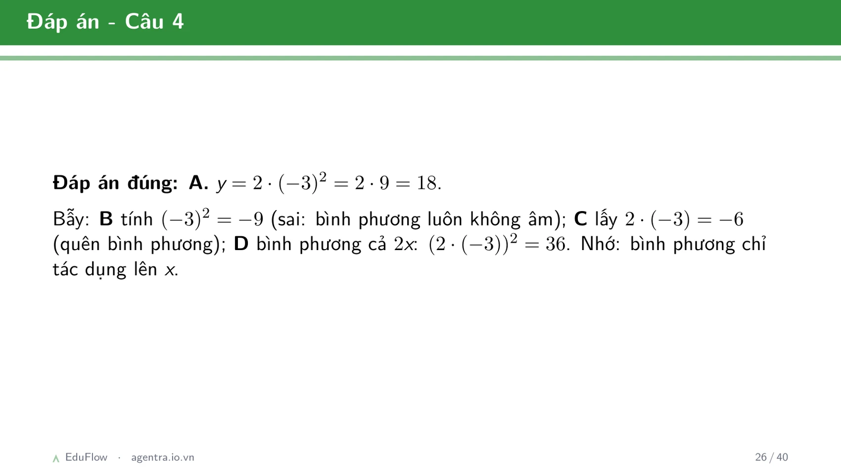 Giải hệ phương trình bằng phương pháp thế và cộng đại số — slide 26
