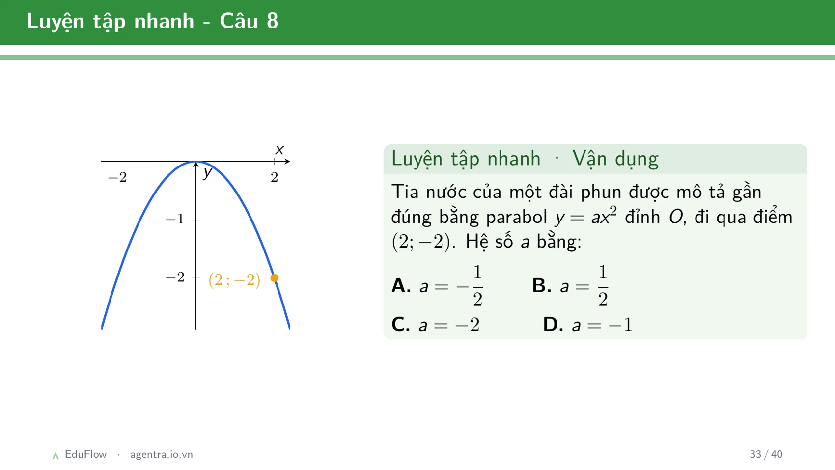 Giải hệ phương trình bằng phương pháp thế và cộng đại số — slide 33