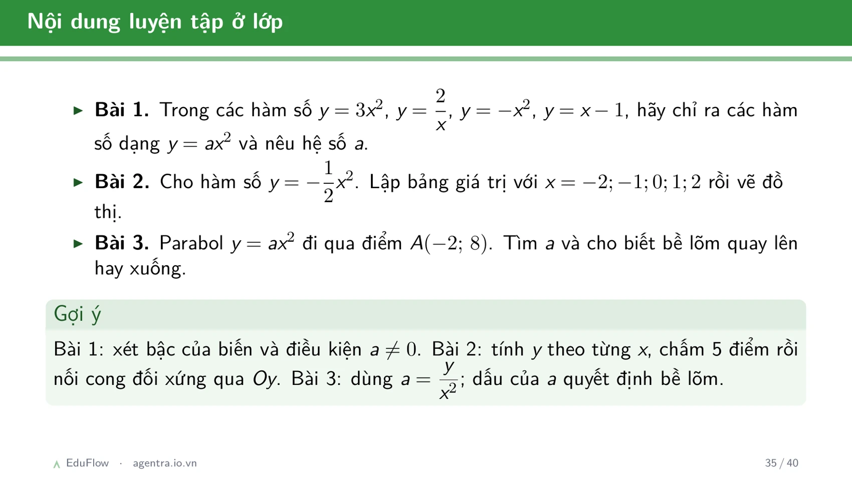 Giải hệ phương trình bằng phương pháp thế và cộng đại số — slide 35