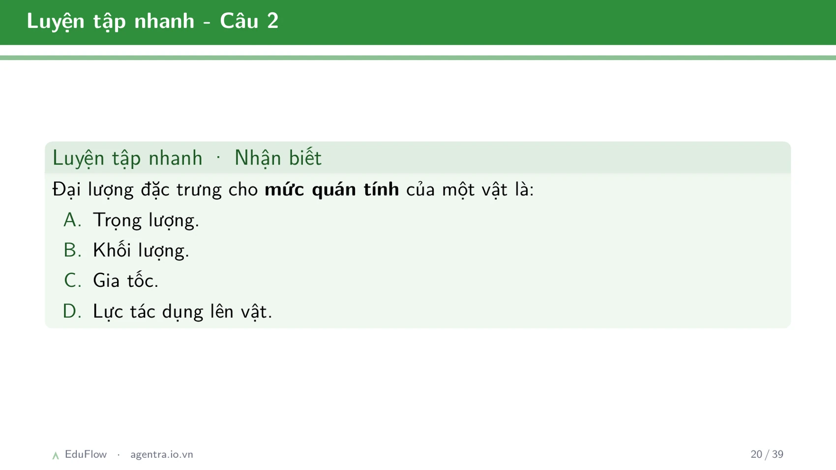 Sai số và xử lý số liệu trong đo lường — slide 20