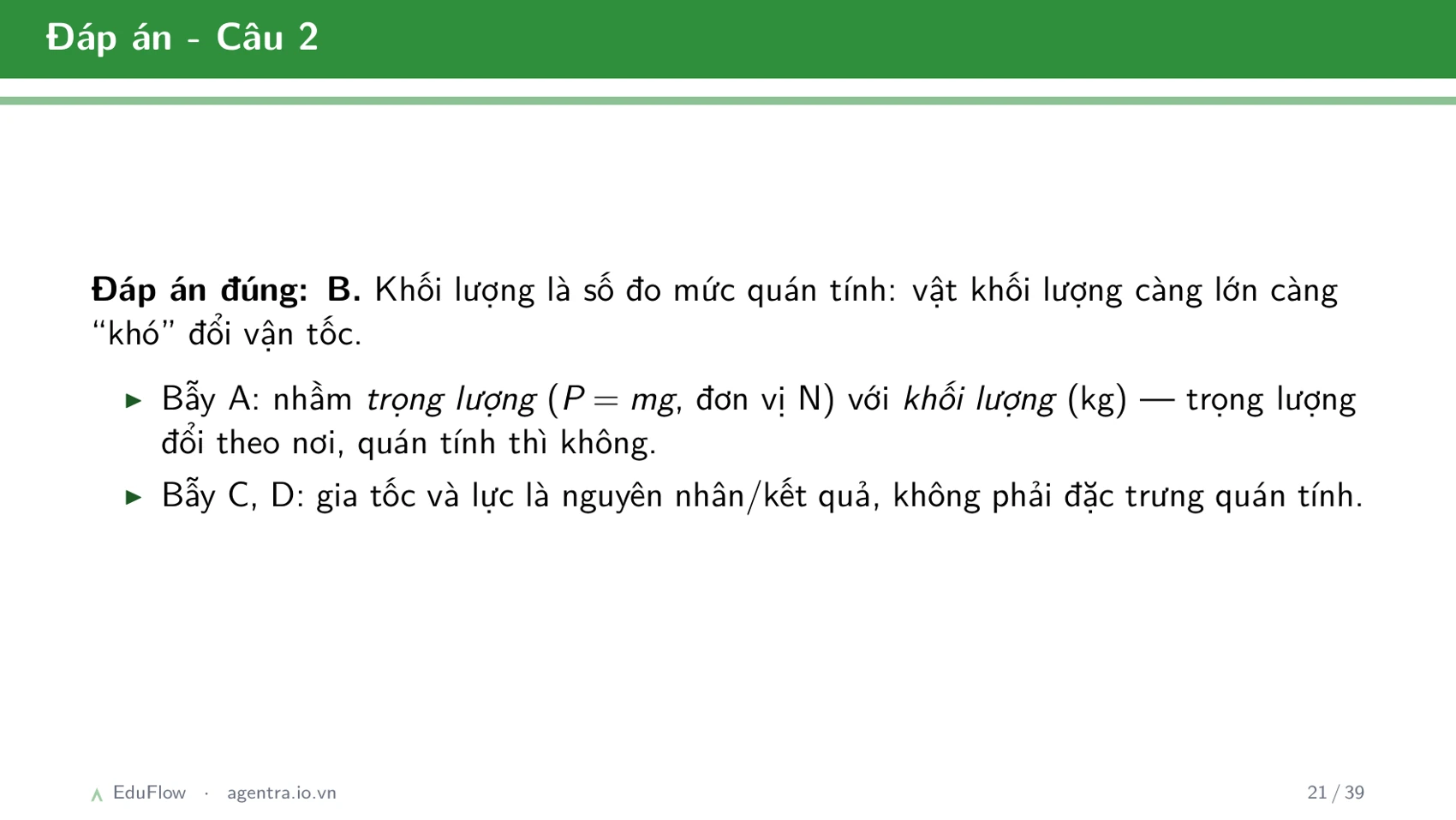 Sai số và xử lý số liệu trong đo lường — slide 21