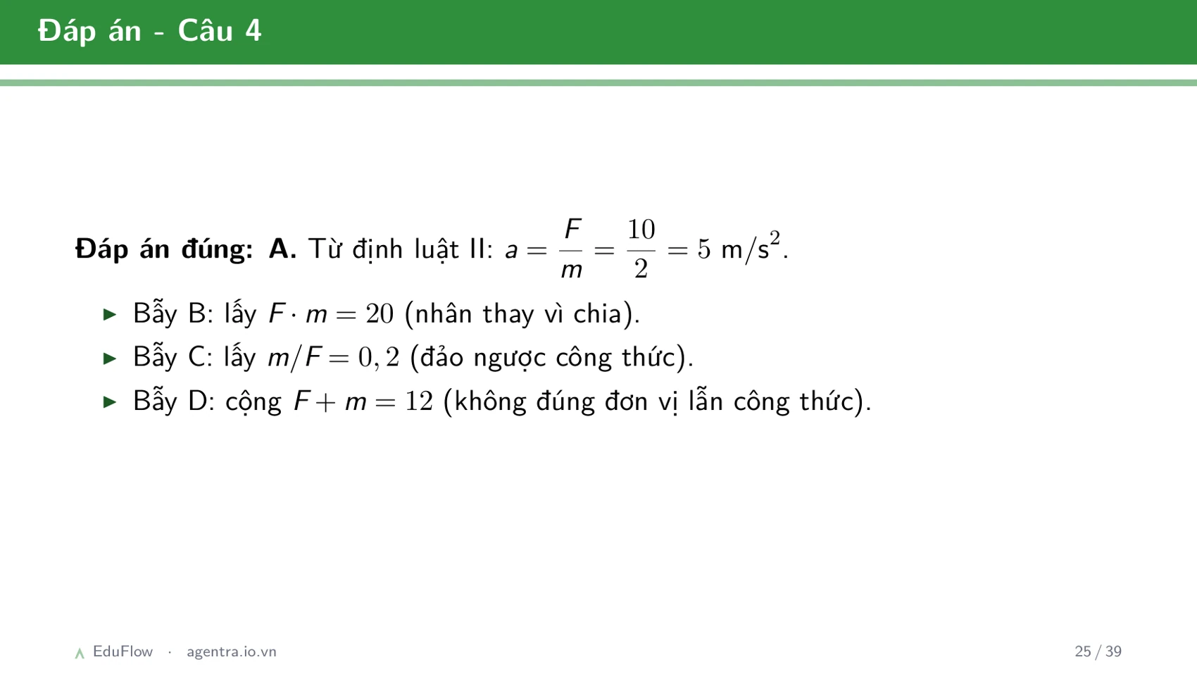 Sai số và xử lý số liệu trong đo lường — slide 25