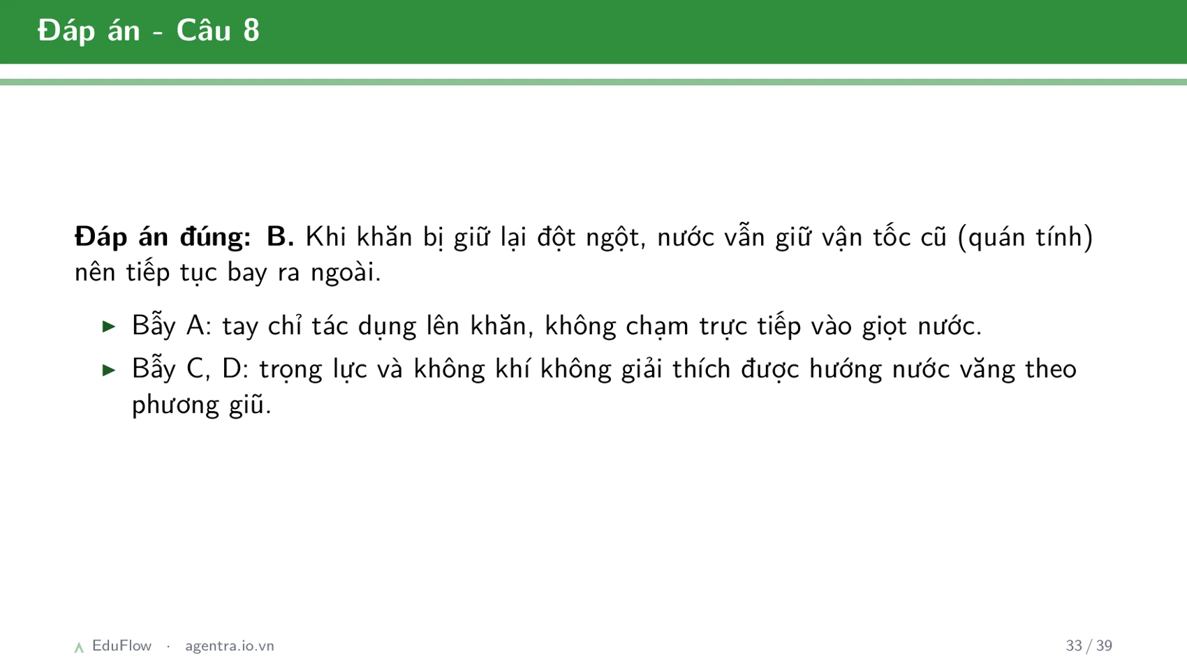 Sai số và xử lý số liệu trong đo lường — slide 33
