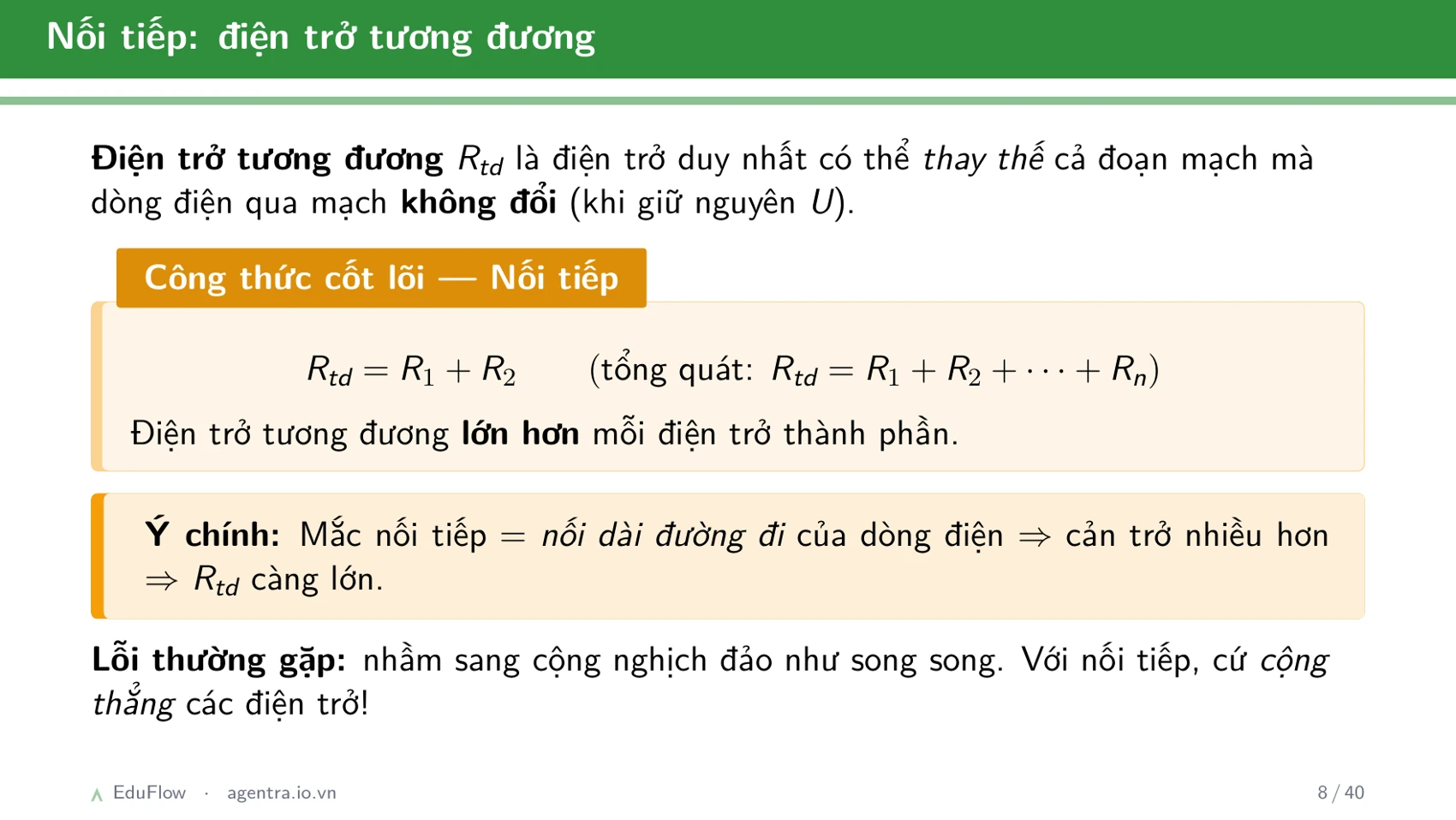 Thấu kính và ảnh của vật qua thấu kính — slide 8